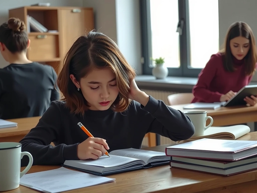 Student learning at Bright Pathway